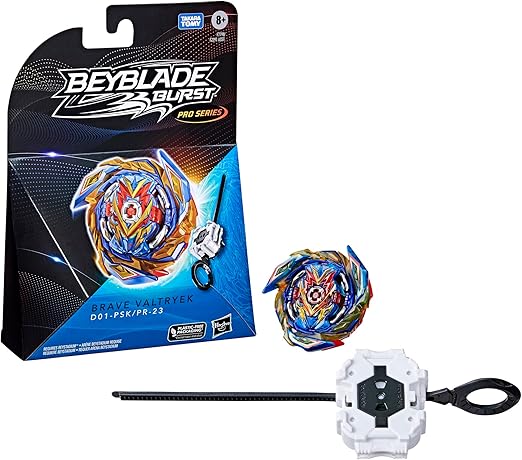 Beyblade Burst Pro Series Brave Valtryek Spinning Top Starter Pack, Attack Type Battling Game Top, Toy for Kids Ages 8 and Up
