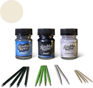 ScratchesHappen Exact-Match Touch Up Paint Kit - Sienna Ivory (552) for Vespa - Preferred (Paint + Clear Coat + Primer)