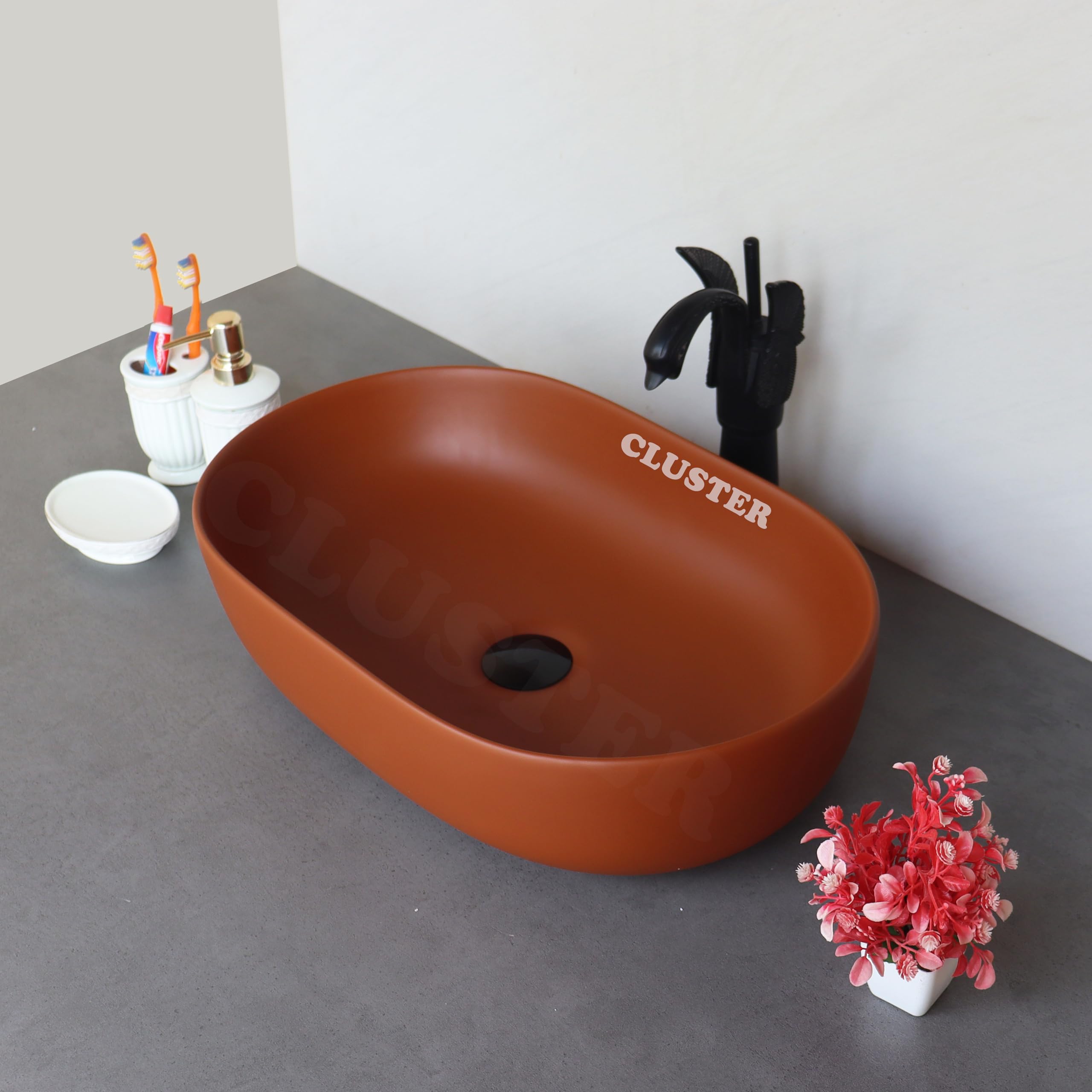 Cluster Designer Wash Basin - Ceramic Sink for Bathroom -2 Cluster Designer Wash Basin - Ceramic Sink for Bathroom -2