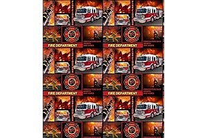 FIRE Department Cotton Fabric