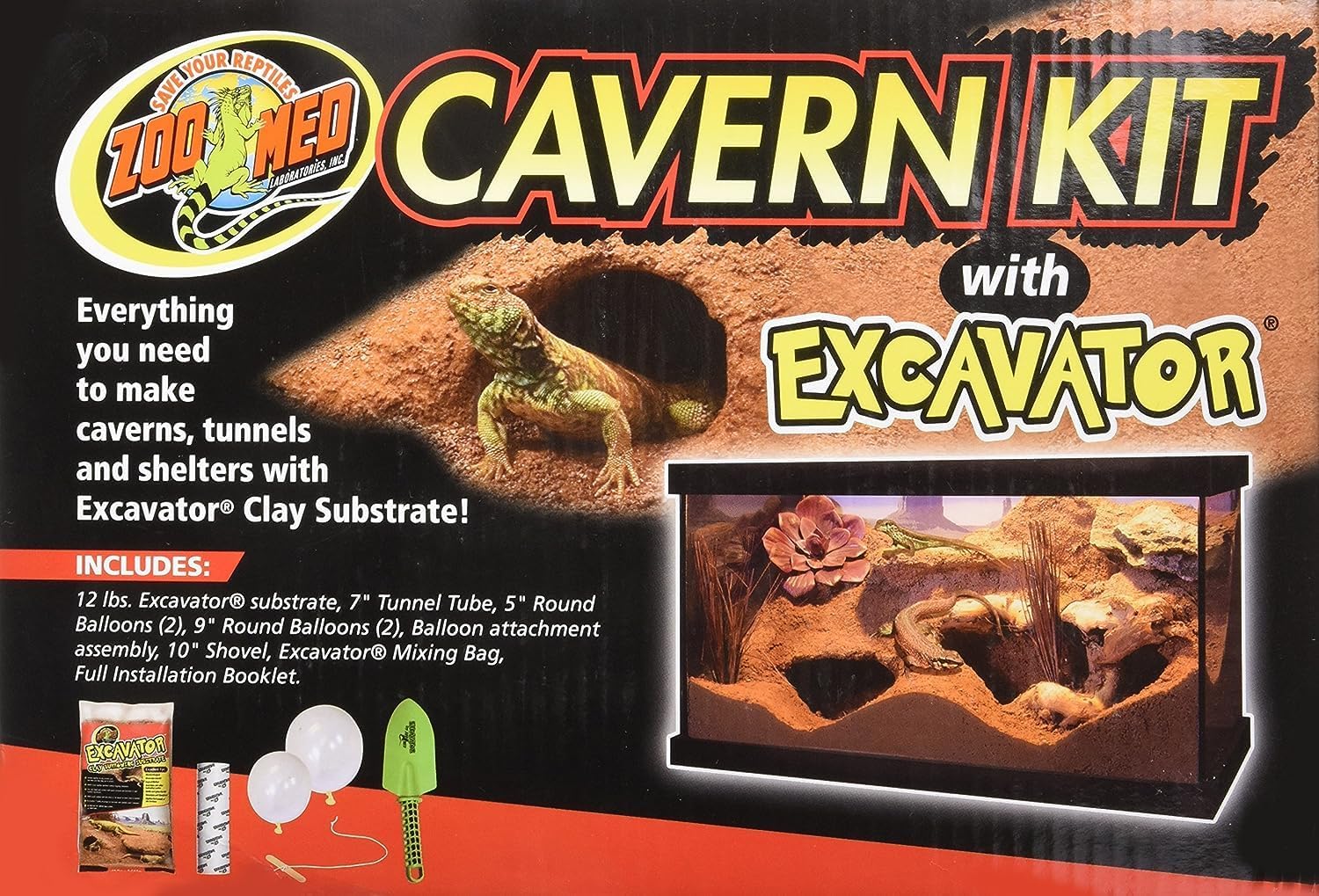 Zoo MedCavern Kit with Excavator