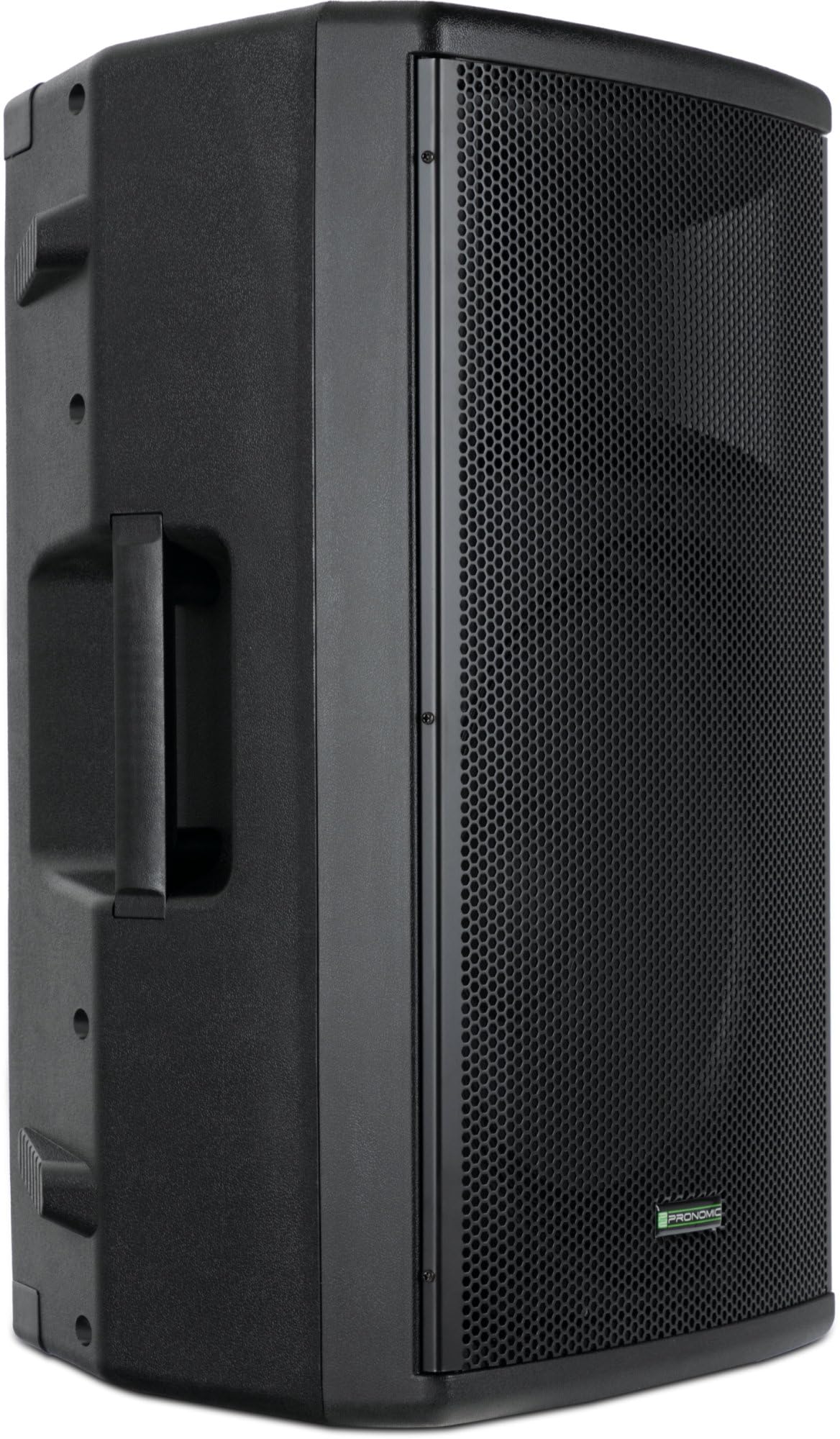 Pronomic E-215 MA - Aktive 2-Wege Box - Leistung: 120 Watt (RMS) - 15" Woofer + 1,0" Kompressions-Treiber - Bluetooth-Empfänger und MP3-Player mit USB/SD - Monitorschräge