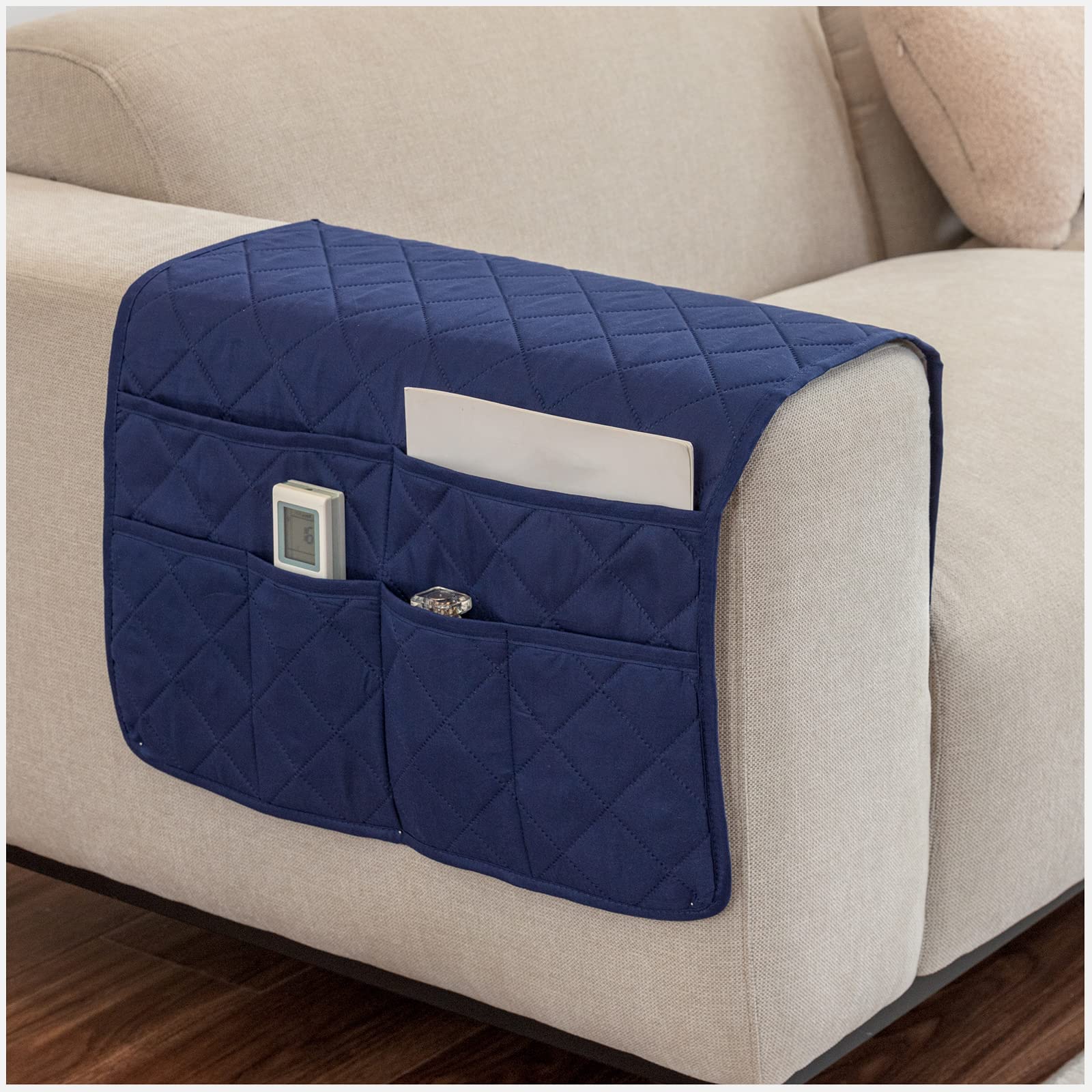 Divano Letto Organizer,Tasca Portaoggetti Da Letto,Feltro Da Comodino Organizzatore Tasca,Borsa Feltro Comodino Organizer per bracciolo con 6 tasche Per Contiene Libri,Telefono,Telecomando (Cachi Divano Letto Organizer,Tasca Portaoggetti Da Letto,Feltro Da Comodino Organizzatore Tasca,Borsa Feltro Comodino Organizer per bracciolo con 6 tasche Per Contiene Libri,Telefono,Telecomando (Cachi