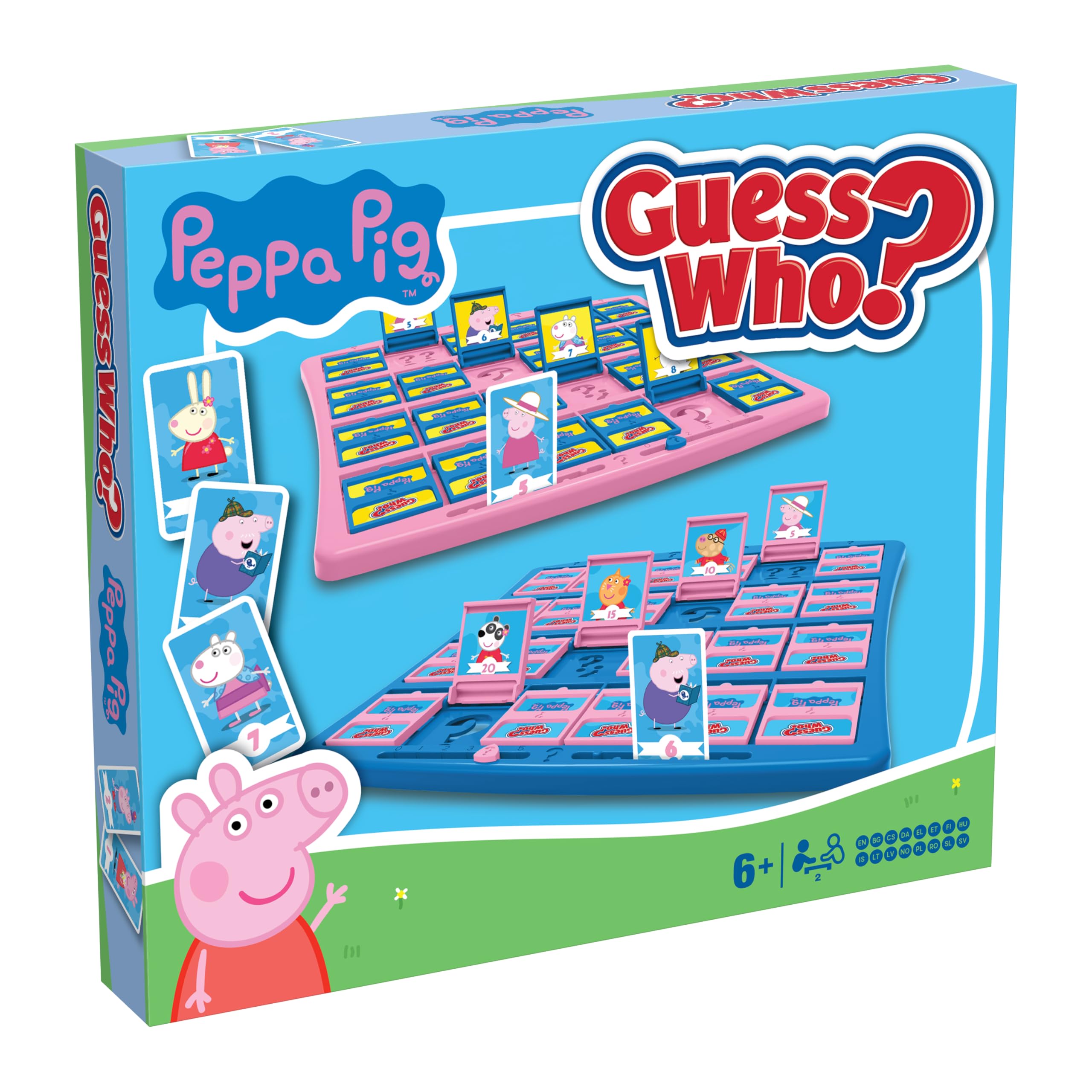 Guess who　Peggy Sirota　ペギー・シロタ　 限定 2000部 Winning Moves Peppa Guess Who? Board Game Featuring Mummy Pig