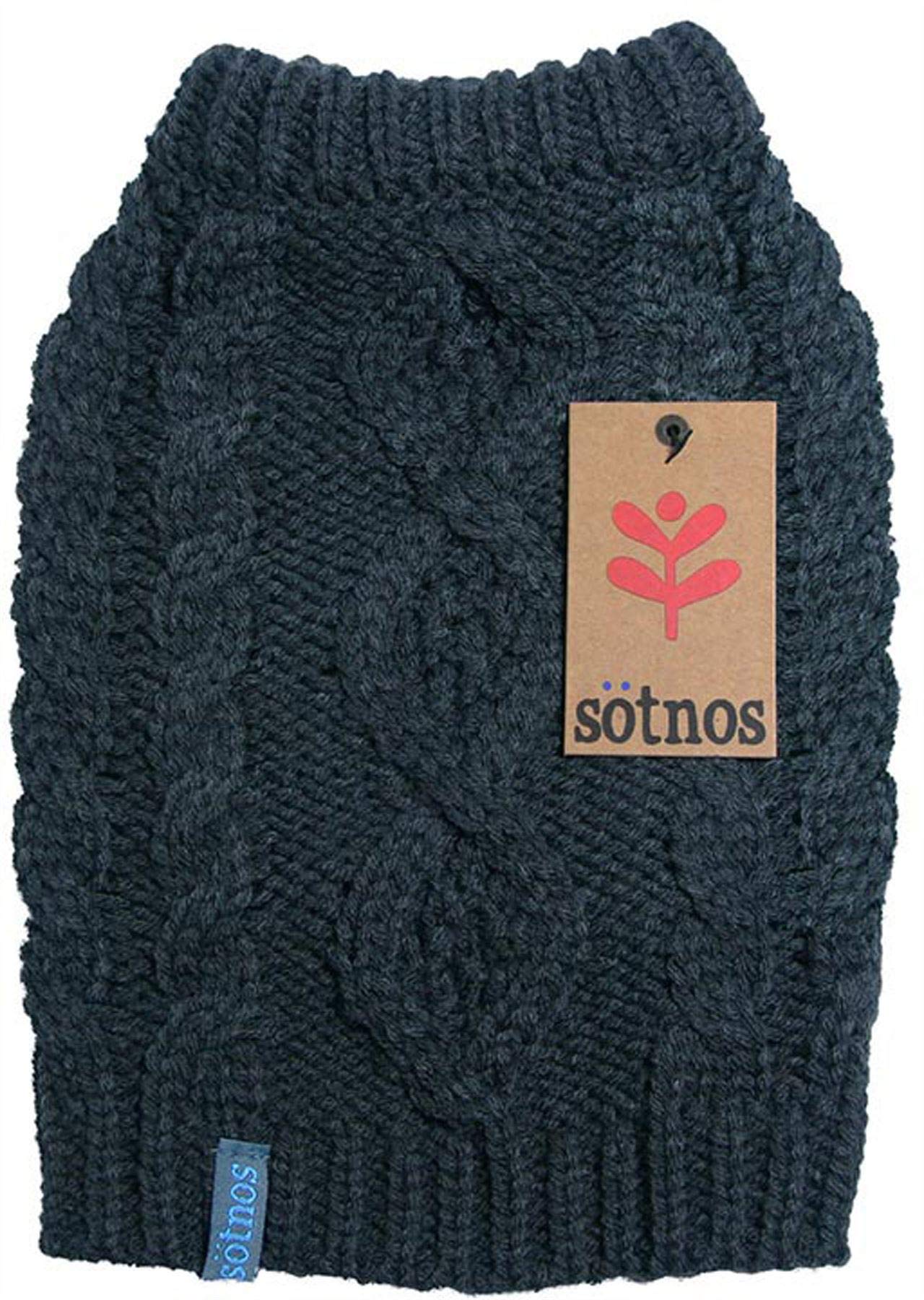 Sotnos Chunky Knit Cable Sweater, X-Large