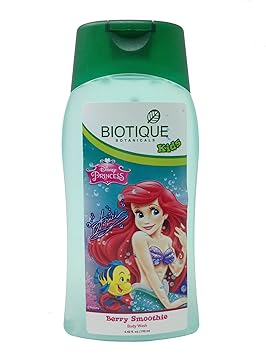 Biotique Body Wash - Disney Princess Berry Smoothie, 190ml Bottle