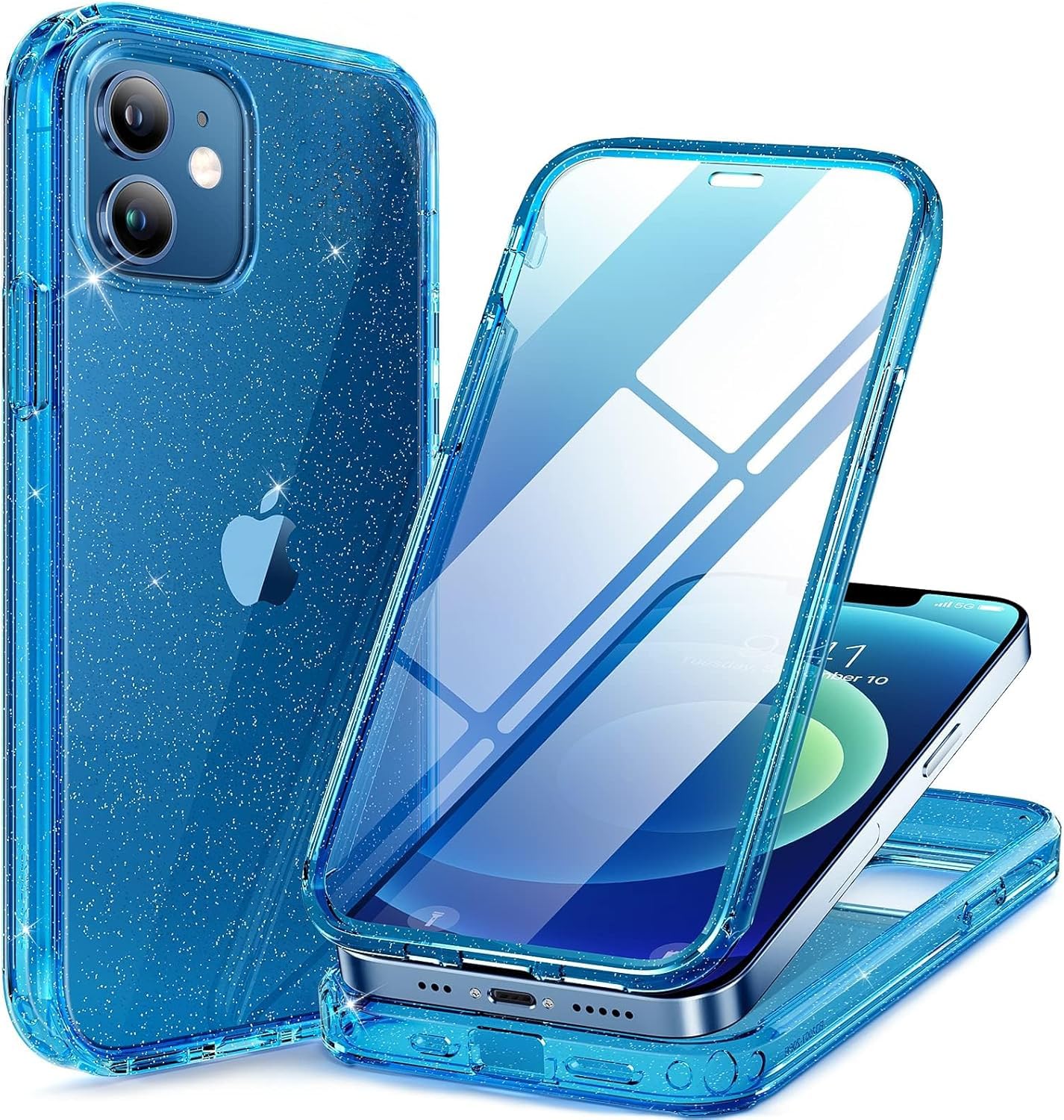 Miracase Magnetic Case for iPhone 17 Case, [Bubble Free] Built-in Glass Screen Protector+ [New Camera Control Button], Full Body Bumper Compatible with MagSafe, Drop Proof 17 Cover,6.3-inch (Black) — view 59