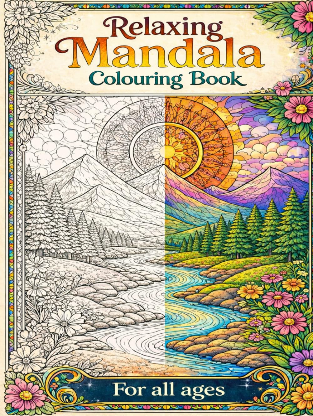 Mandala Colouring Book: Relaxing Stress Relief Designs for Mindfulness, Anxiety Relief & Calm