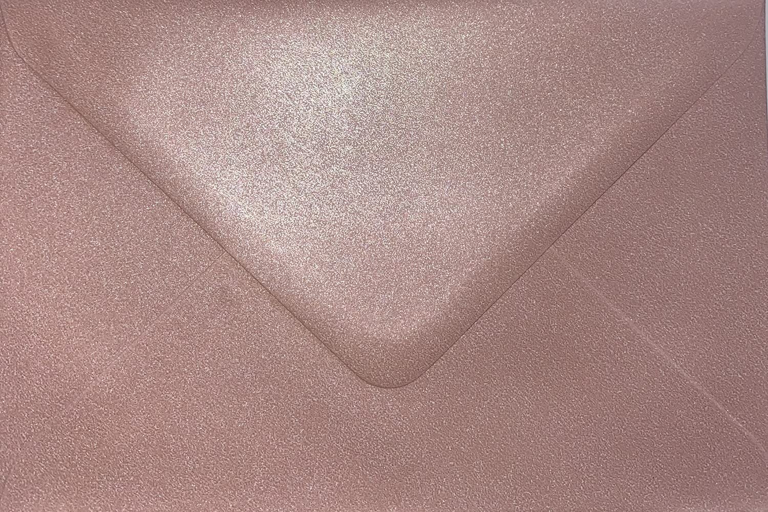 Sobres de color rosa perla de 133 mm x 184 mm, ideales para tarjetas de felicitación, invitaciones de boda, manualidades, negocios/oficina, paquete de 10 sobres (rosa perla)