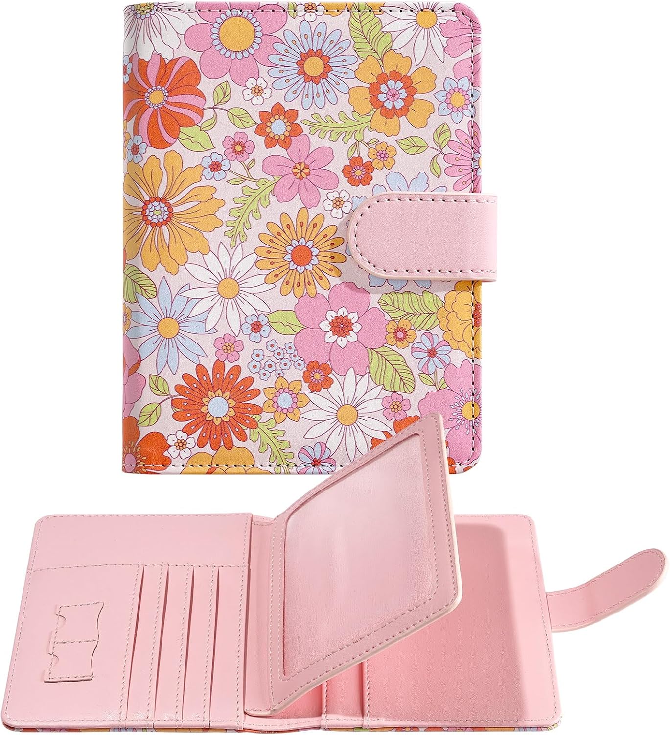 passport holder, passport cover, vaccine card holder, waterproof leather travel wallet with rfid blocking for men/women passport holder, passport cover, vaccine card holder, waterproof leather travel wallet with rfid blocking for men/women