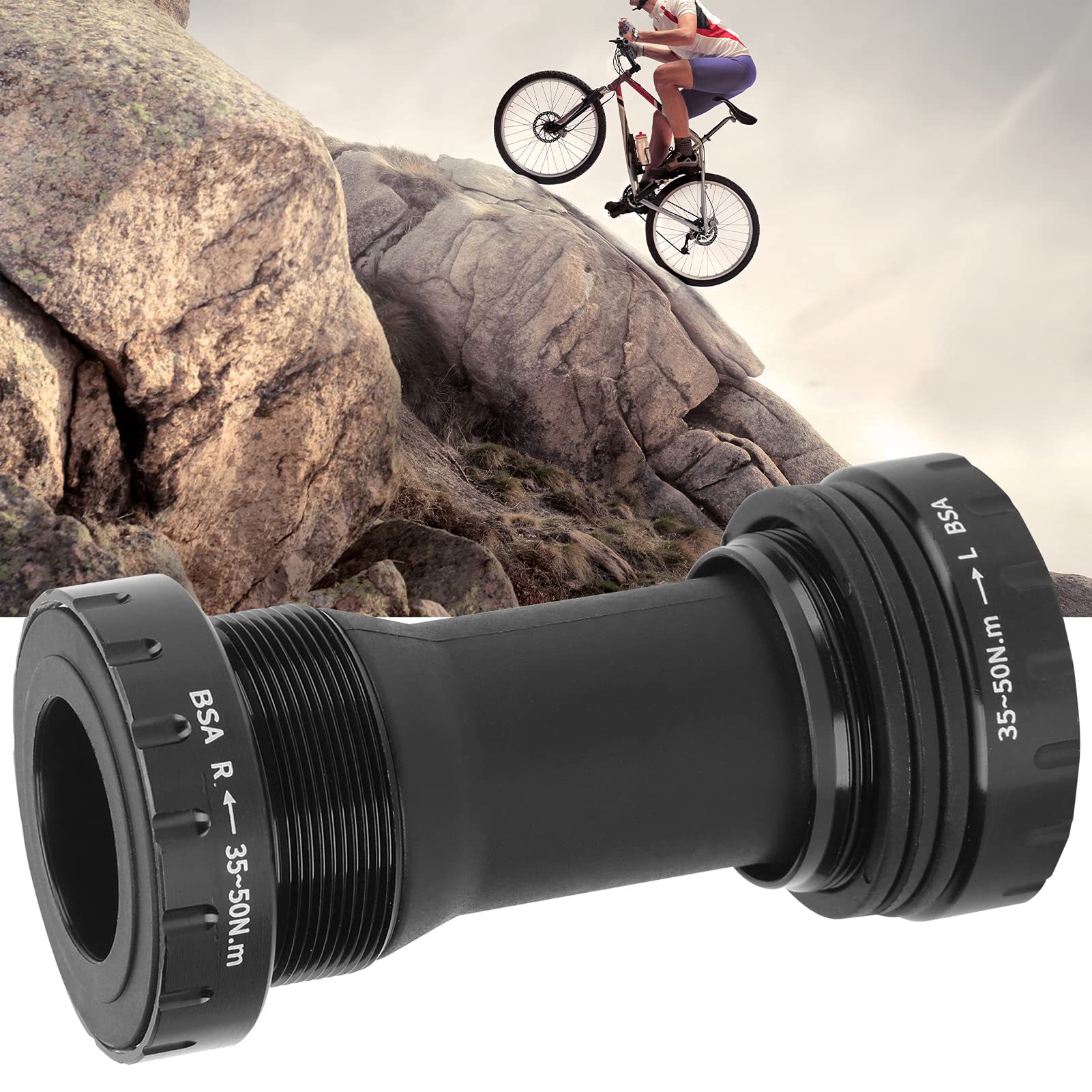 Amazon | バイク ボトムブラケット ロードバイク用 1.37x24T 用 68