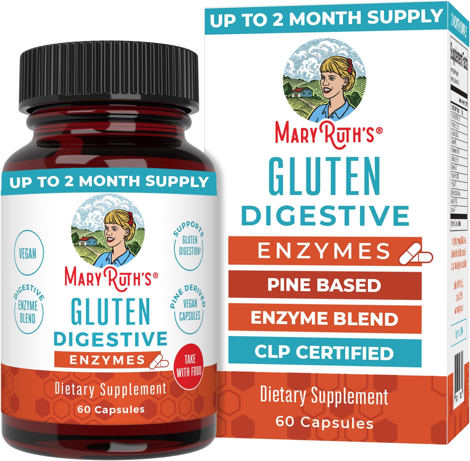 2 Month Supply Gluten Enzyme