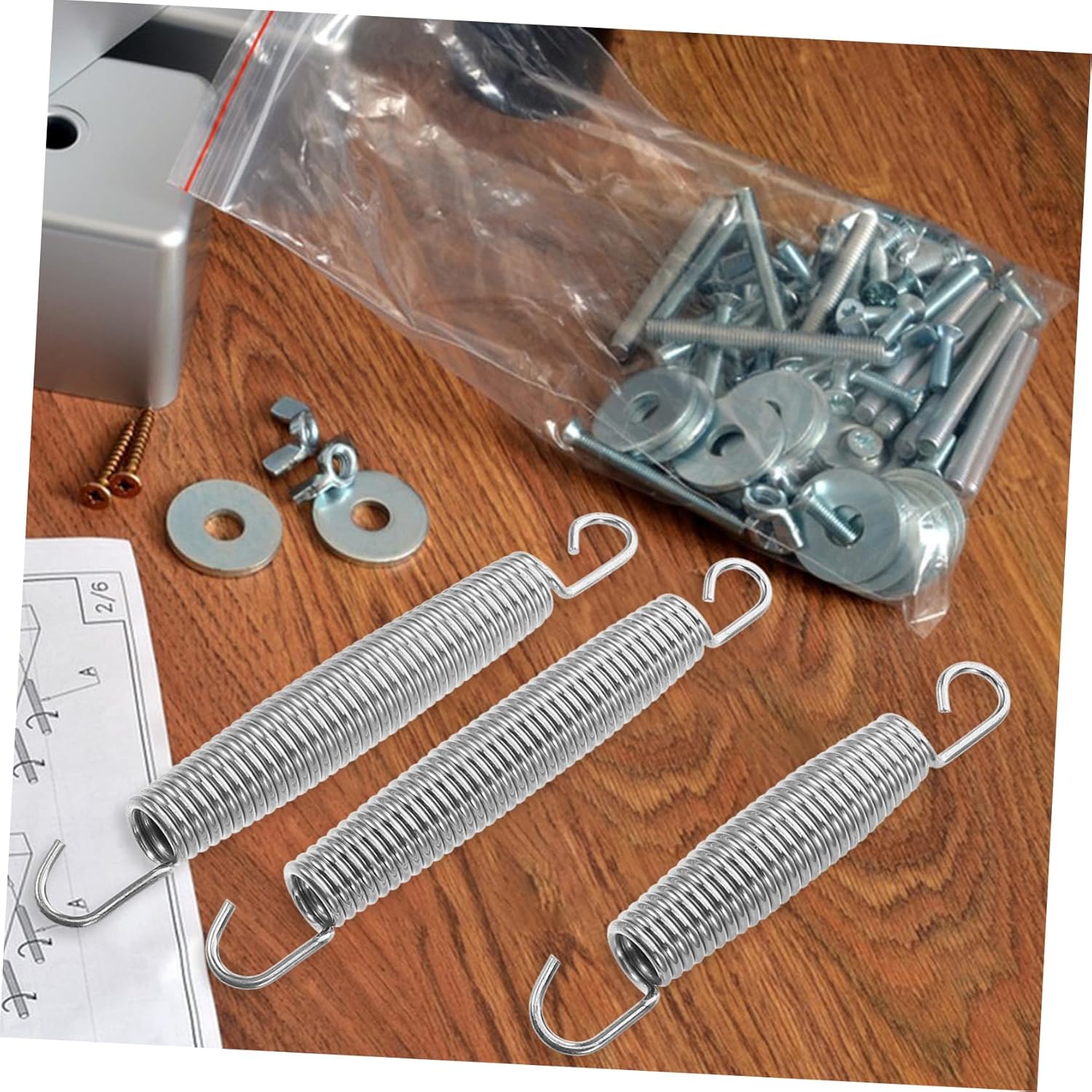 VICASKY Heavy Duty Trampoline Spring Industrial Compression Springs with t Hook Replacement for Enhanced Elasticity and Durability Compatible with Trampolines