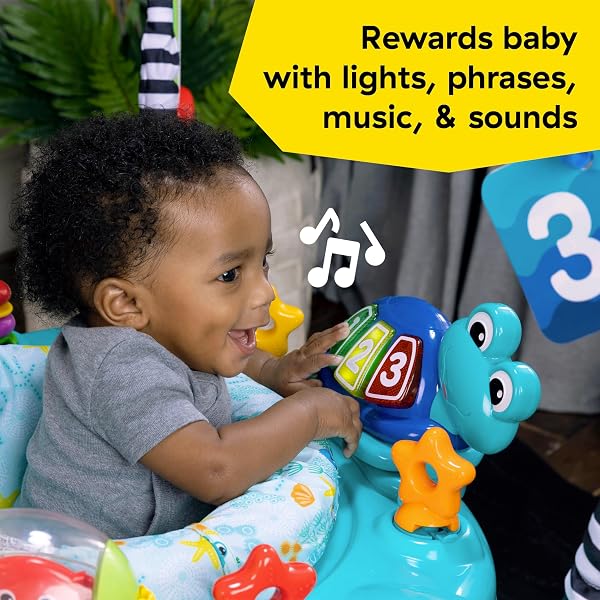 Baby Einstein, Ocean Explorers Curiosity Cove 2-in-1 Educational Activity Jumper and Floor Toy, Ages 6-12 Months - 4
