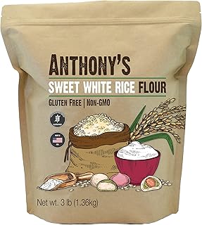 Anthony's Sweet White Rice Flour, 3 lb, Glutinous Rice Flour, Gluten Free, Non GMO, Made in USA