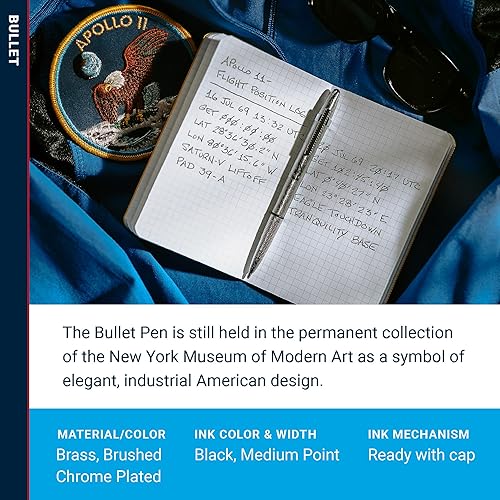 Miniatura 44 de Fisher Space Pen (400-RAW) bolígrafos tipo bala de metal Latón