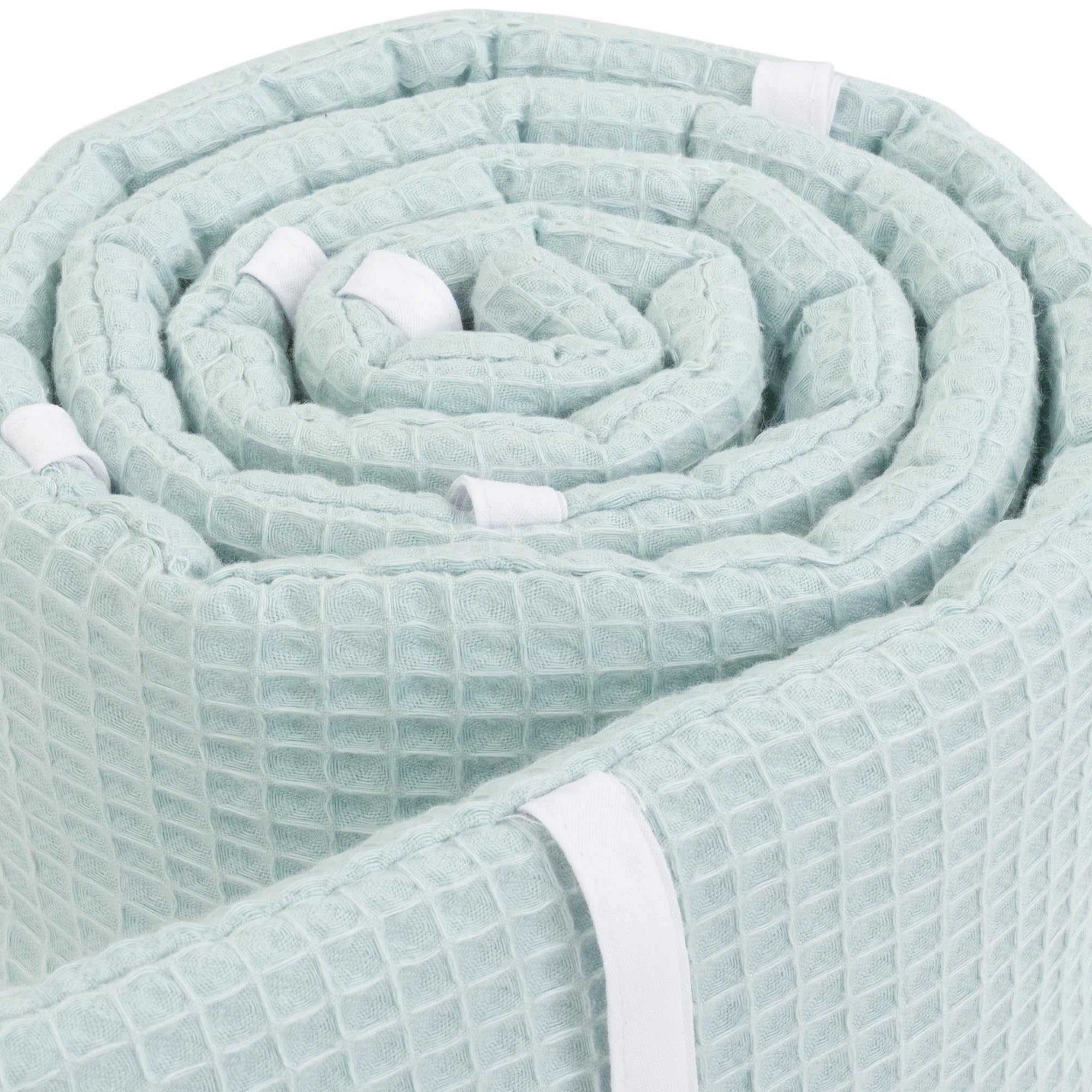 babybay Paracolpi a nido d'ape, in rete, adatto per modello Boxspring XXL, colore: blu