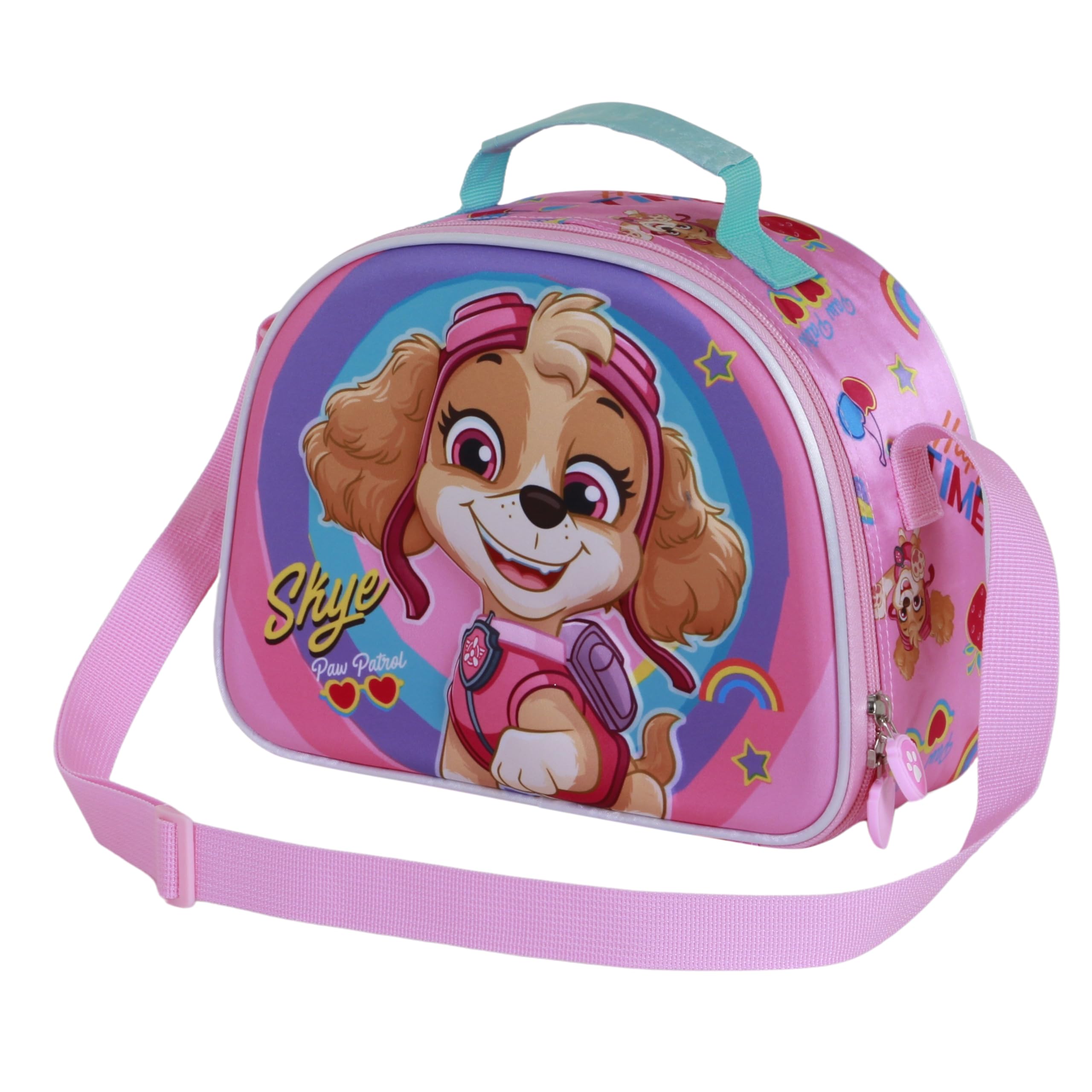 Karactermania Paw Patrol Happy-3D Lunch Bag, Pink, 26 x 20 cm