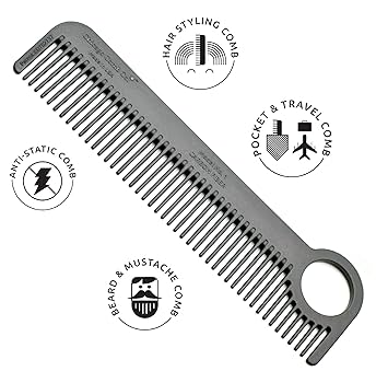 Amazon.com : Chicago Comb Model 1 Carbon Fiber, Made in USA