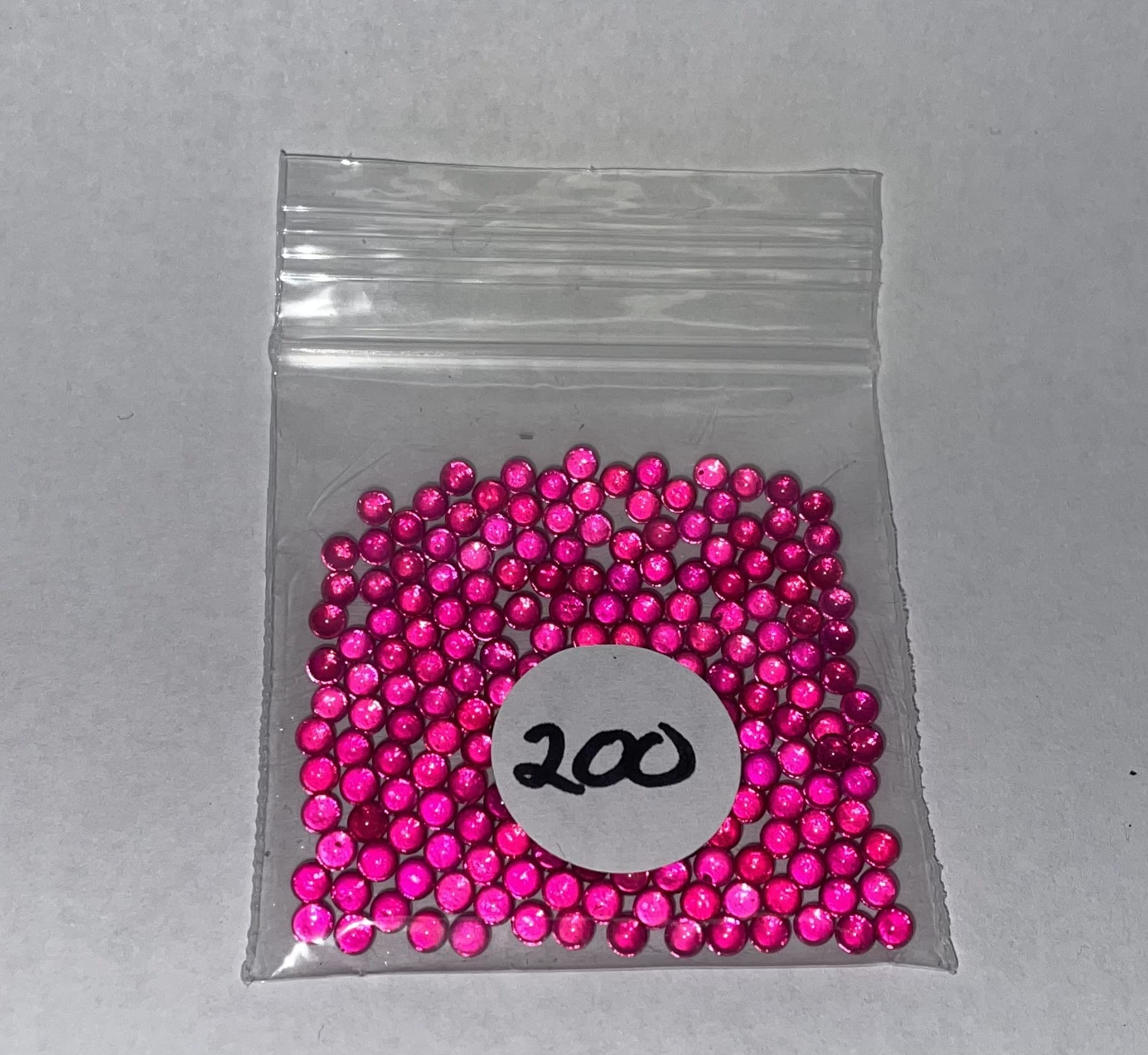 Lot of 200 3mm Corundum (Ruby) Pearls/Balls