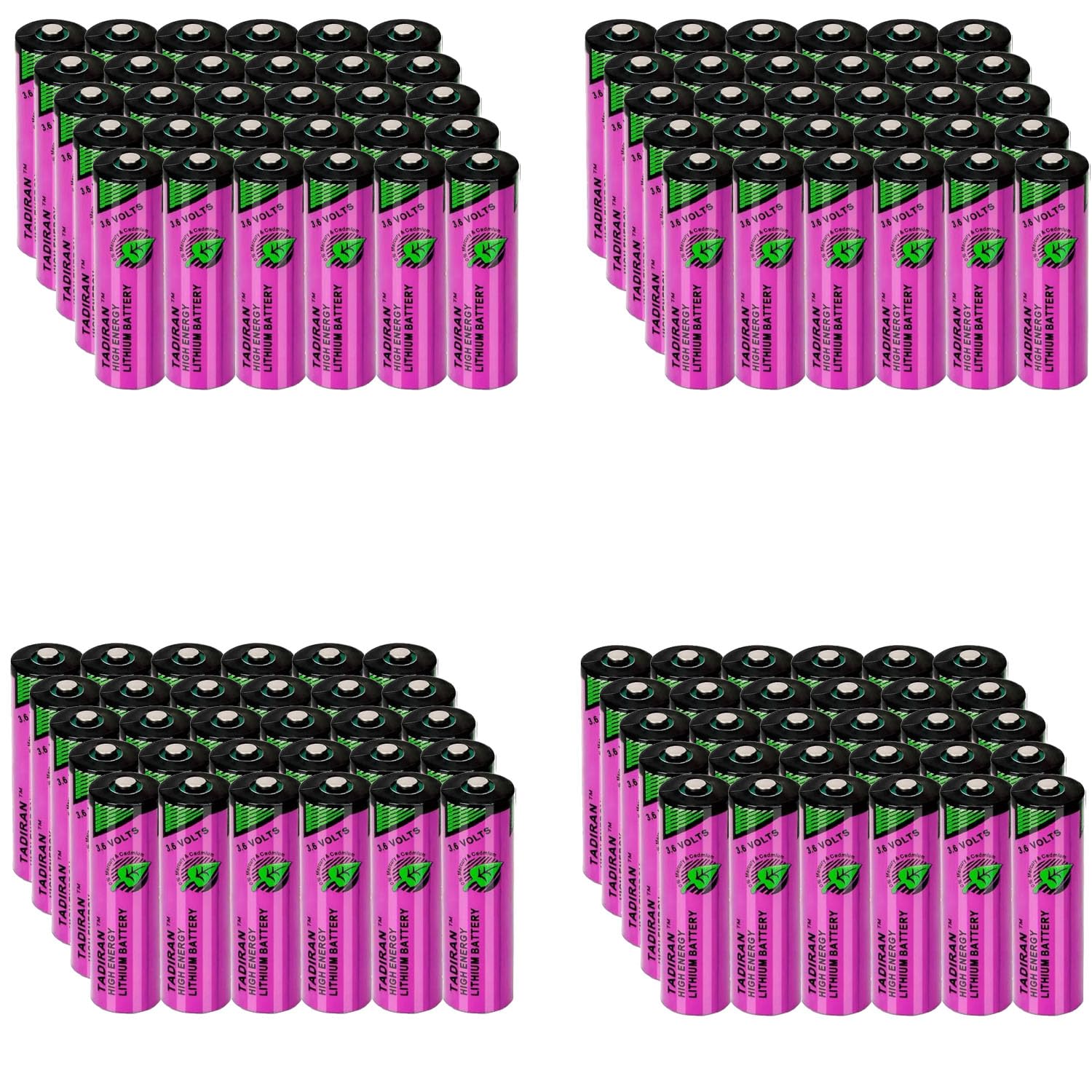 100 - Pack TL-5903 SL-360 3 6V 2400mAh AA Battery for Tadiran TL-5903 SL-360 S7-400 ER14500 ER14505 TL-2100