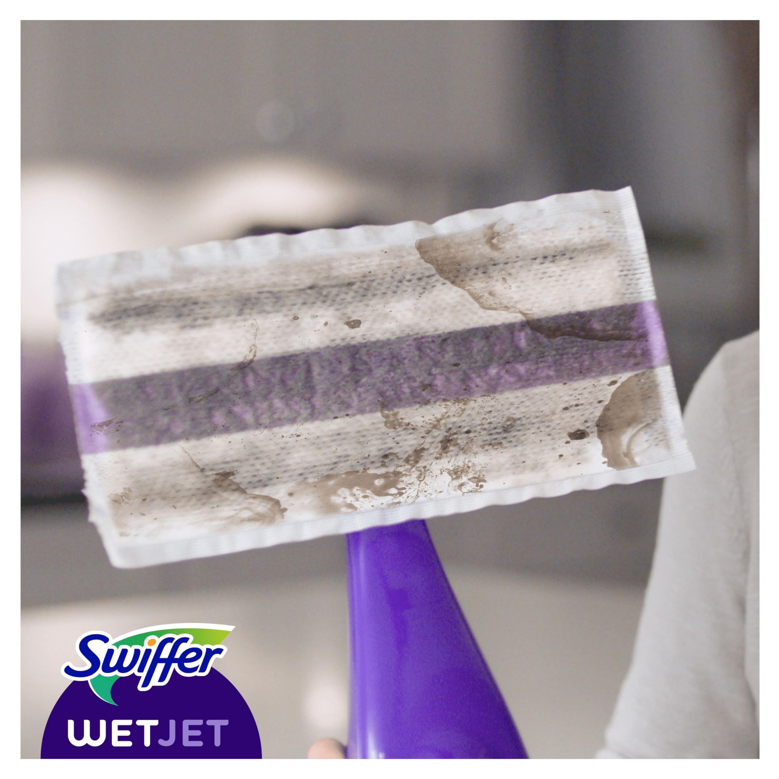 Swiffer WetJet 12 Recharges Jetables Nettoyantes Multi-Surfaces