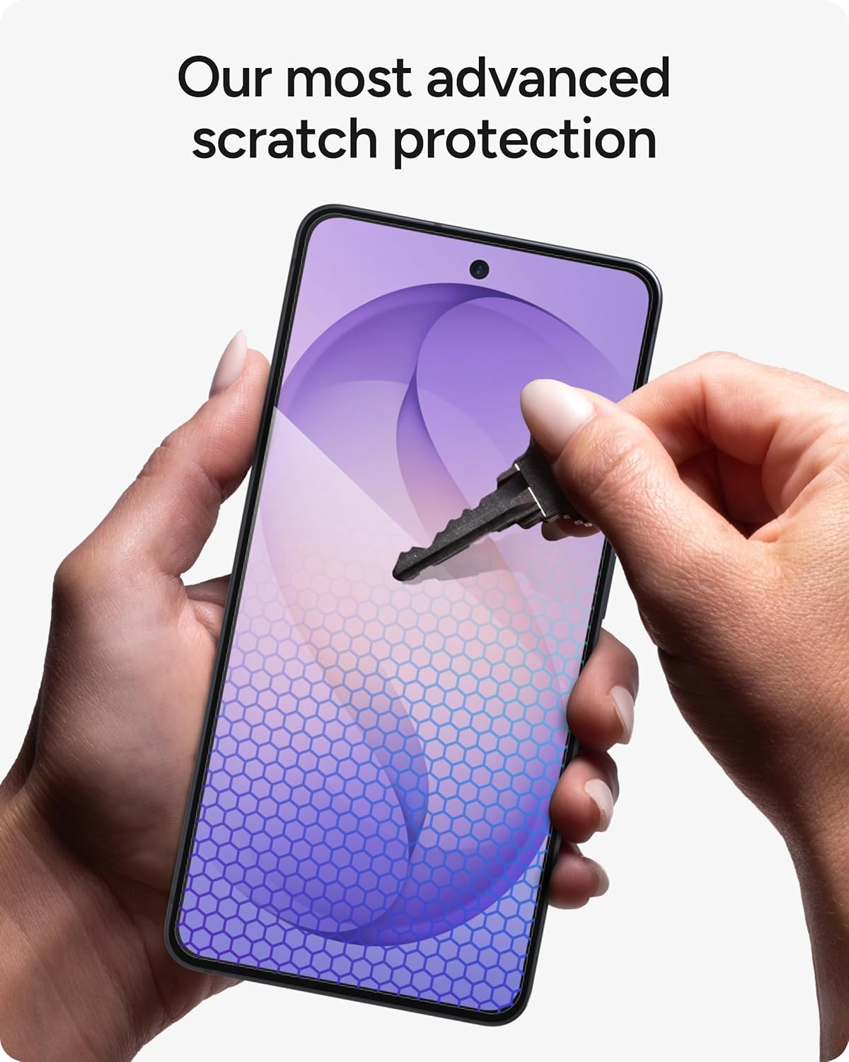 ZAGG Glass XTR5 Samsung Galaxy S26 Screen Protector - 11x Stronger Graphene-Infused Tempered Glass, Blue Light Filter for Better Sleep, Anti-Reflective, InvisibleShield, Easy Installation