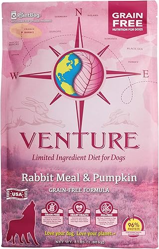 Venture - Alimento seco para perros sin granos con ingredientes limitados