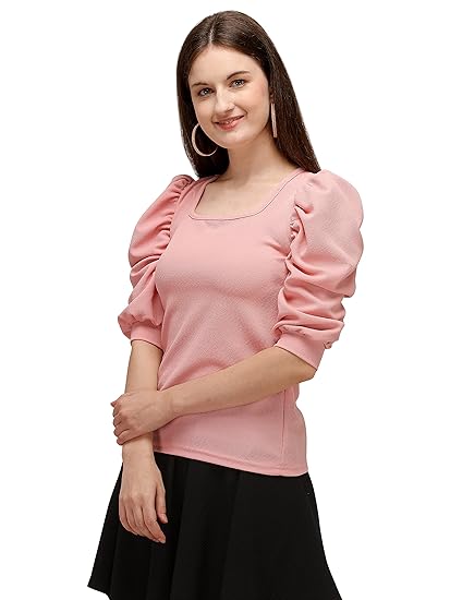 J B Fashion Women Top with Half Sleeves for Women Top,Stylish Top, Casual Wear Top for Women/Girls Top