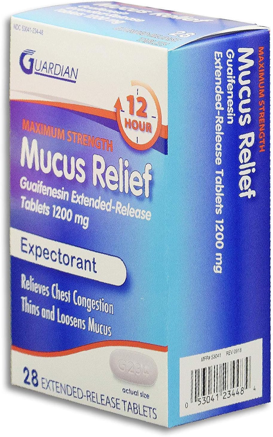Buy Guardian Mucus Relief 12 Hour Extended Release Guaifenesin, 1200mg
