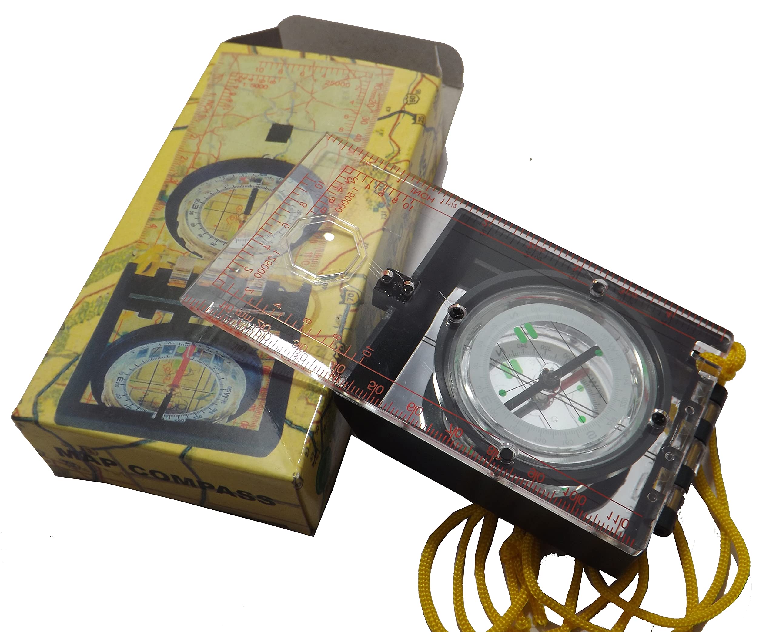 Global Art Army Colore Camping Hiking Lens Lensatic Magnetic Compass-image-3