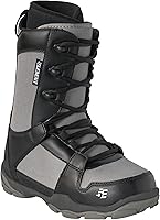 Vista 11 de 5th Element ST - Botas de snowboard con cordones y dial para hombre - Negro, compatibles con fijaciones de snowboard con correas - Forros