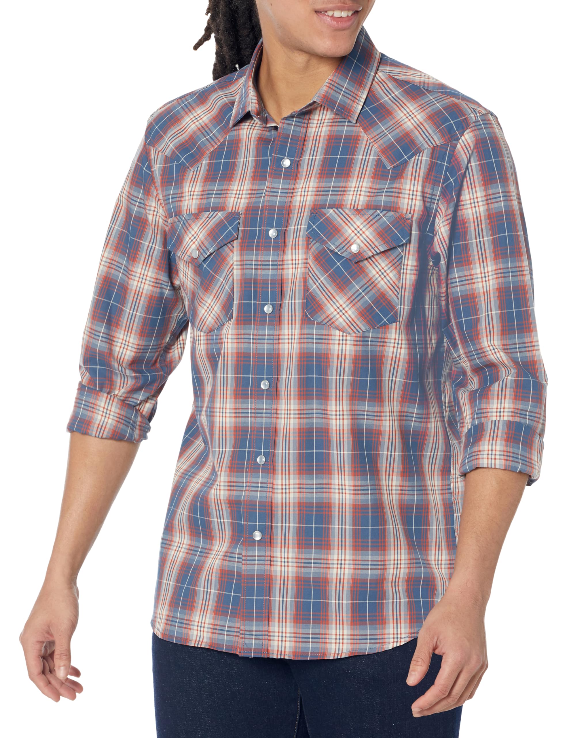 Pendleton Mens Long Sleeve Snap Front Frontier Shirt