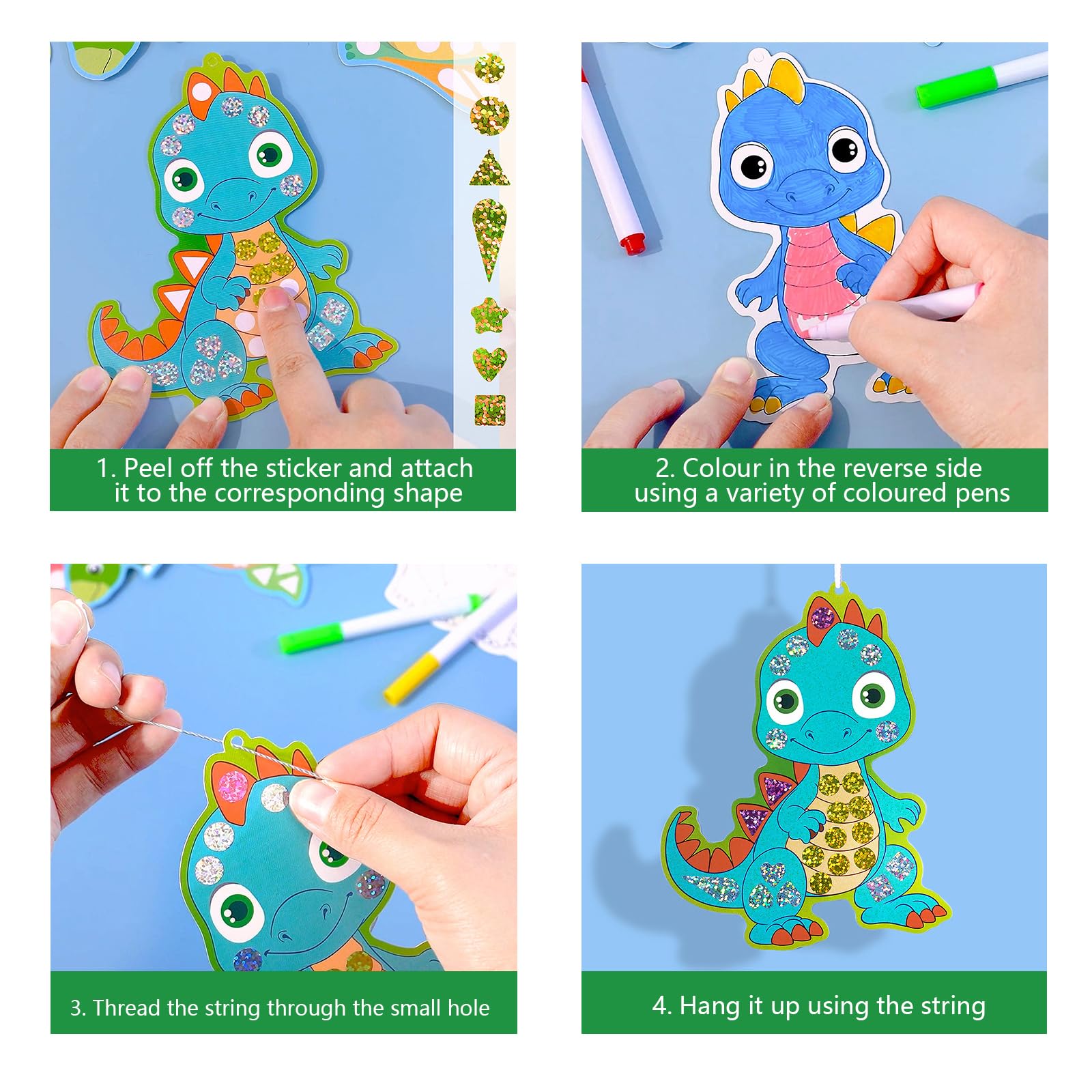 Livre De Coloriage Avec Autocollants Et Boîte De Crayons Dans Un Sac Personnalisé Pour Les Détails