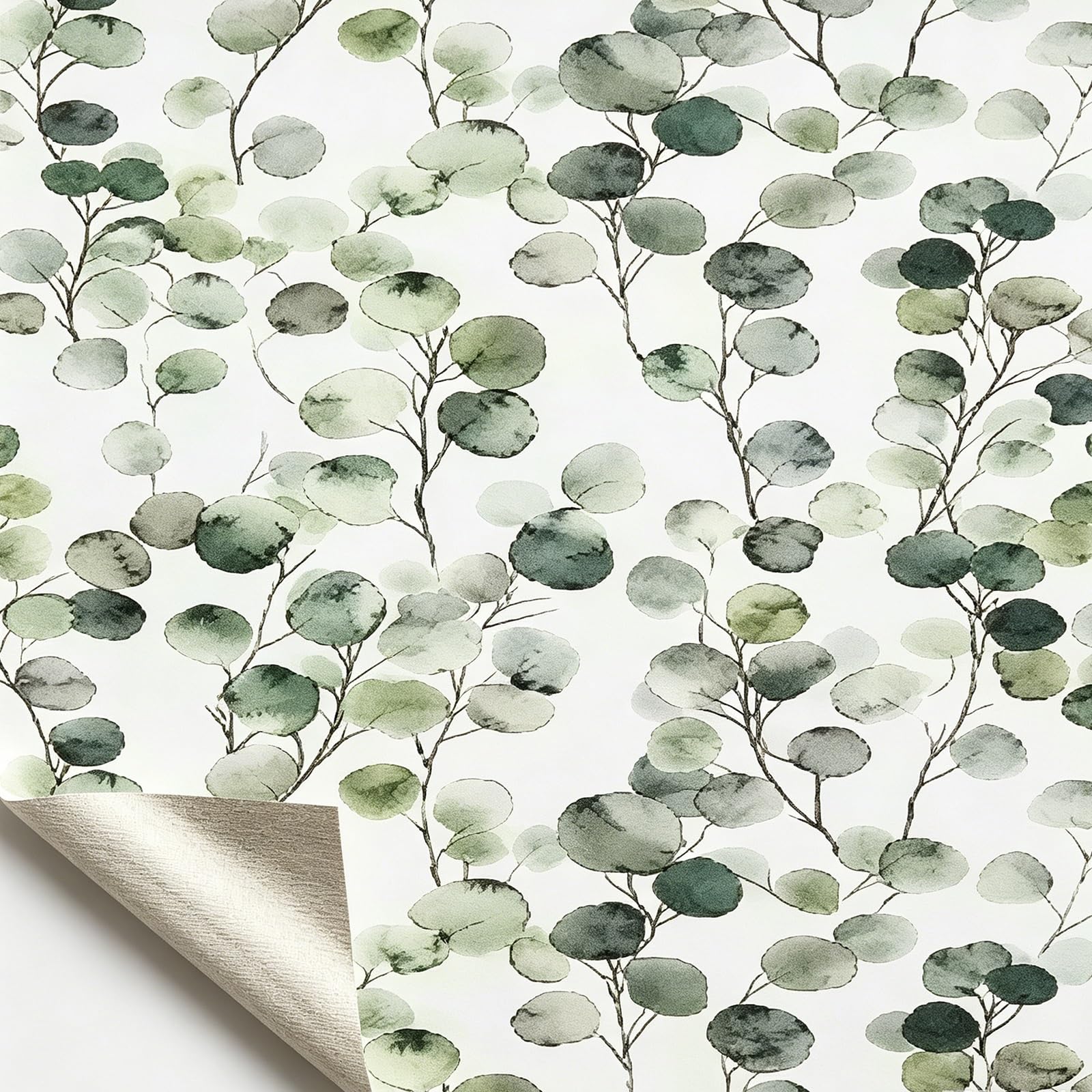 Zynqra M Floral Peel And Stick Wallpaper,Removable Self Adhesive,For Bedroo Walls(,L500cm/196.9In*W44cm/17.3In)