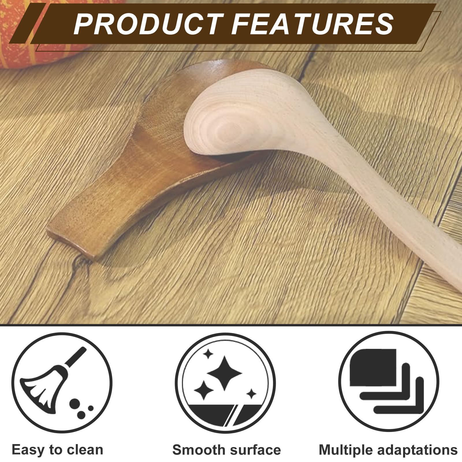Poggiamestolo In Legno A Forma Di Farfalla: Gadget Da Cucina Ecologico E Resistente Al Calore (2025) - Antigoccia E Adatto A Ogni Utensile - 6