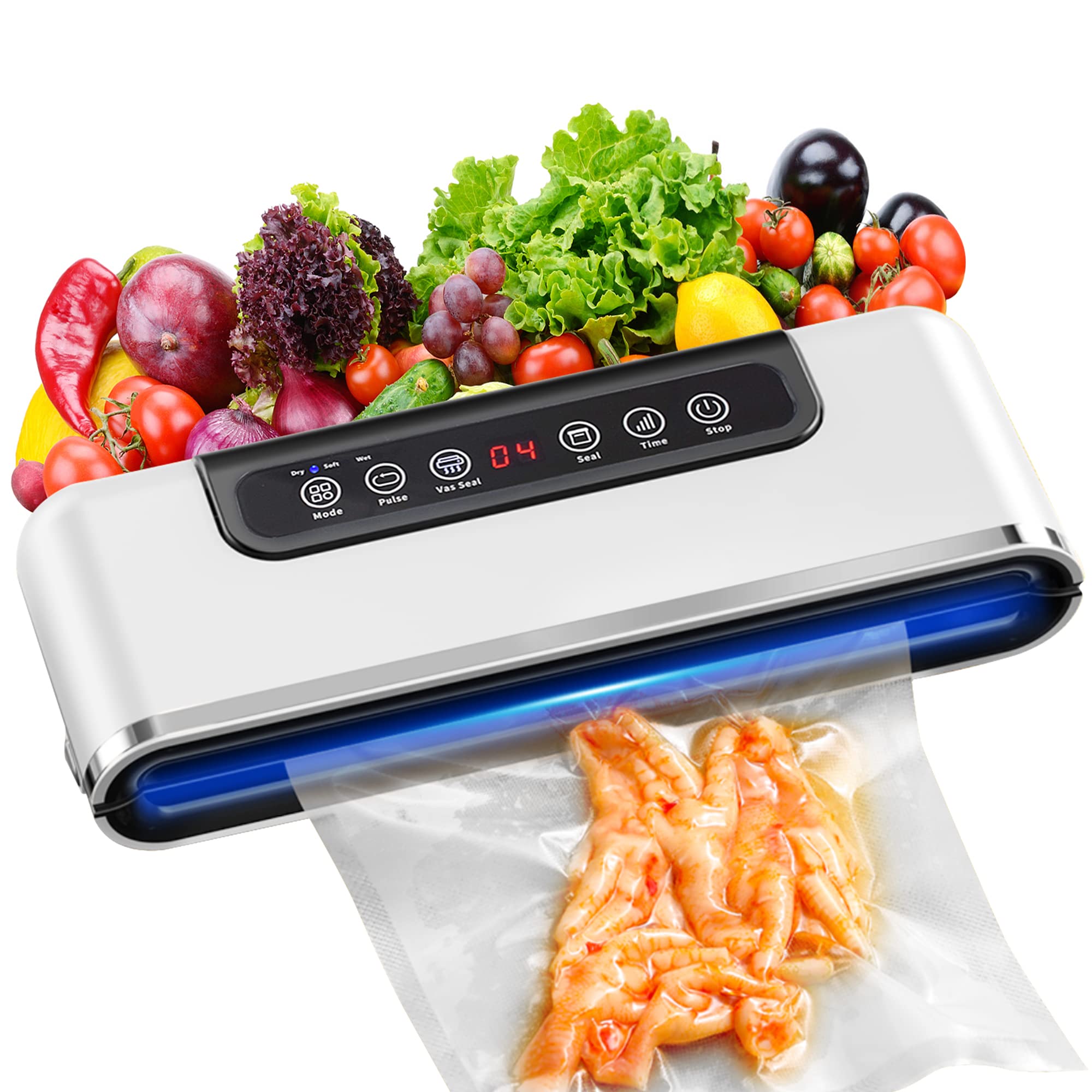 Tbest Scellant sous vide Machine de scellage sous vide Scellant