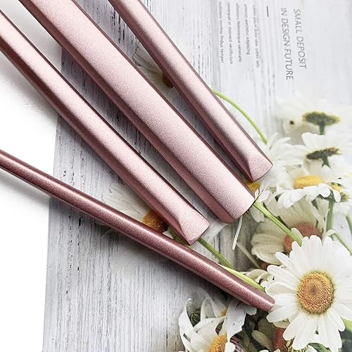 Miniatura 5 de JASHII - Juego de cubiertos de 24 piezas, cubiertos de alta resistencia hechos de acero inoxidable 1810, utensilios de comer incluyen cuchillo,