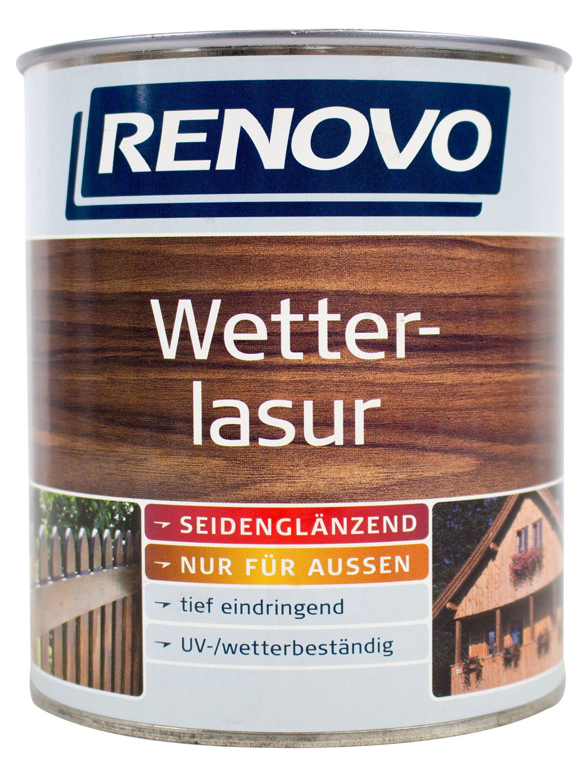 Wetterlasur 5 L Holzlasur Kiefer Renovo