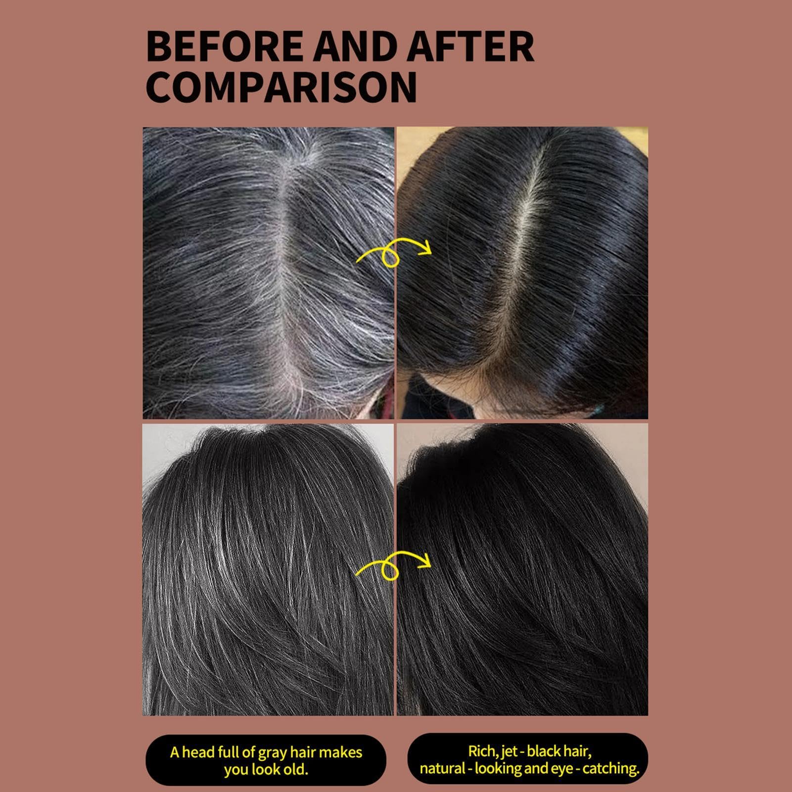 Shampoo Colorante Formula Idratante, Copertura Anti-Grigio, Profumato, | Colorante Naturale Per Capelli Grigi per Uomo, Salone, Casa, Cura Giornaliera dei Capelli