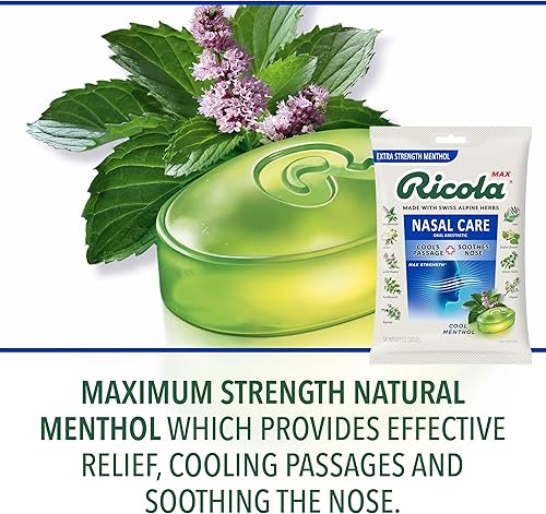 Miniatura 2 de Ricola Max Cool Mentol Nasal Care 34 unidades Max Honey Lemon Cuidado de la garganta 34 paquetes de gotas supresoras de tos
