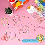 TBC Best Crafts 4000+ Perles d'argile pour la fabrication de bracelets, parfumé en bonbons, DIY Accessoires pour filles