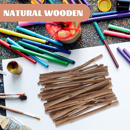 Miniatura 5 de Veemoon 100 adornos de decoración de mesa de café para manualidades de jarrones a granel, mini piezas de madera flotante, piezas de madera flotante,