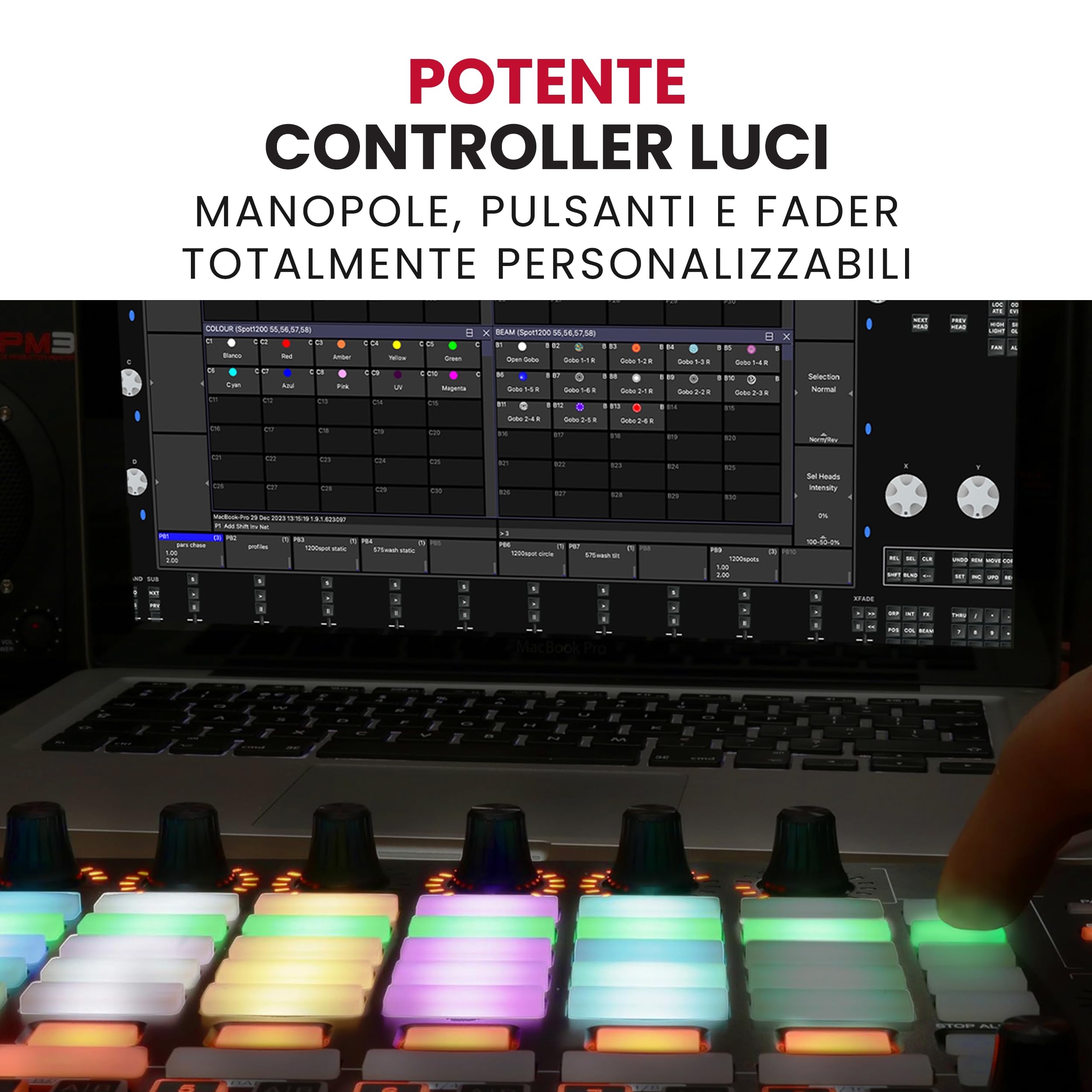 Akai Professional APC40 MKII Controller USB MIDI Pad | 40 Pad RGB, 8 Manopole, 9 Fader, Mappatura 1:1 per Ableton Live, per Performance Live e Produzione Musicale