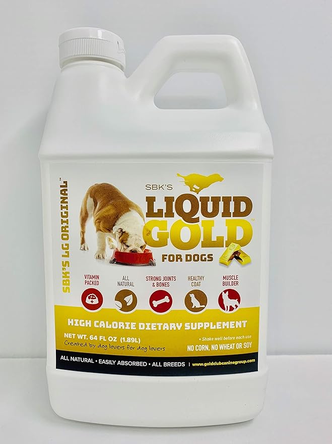 SBK'S Liquid Gold High Calorie Supplement for Canines and