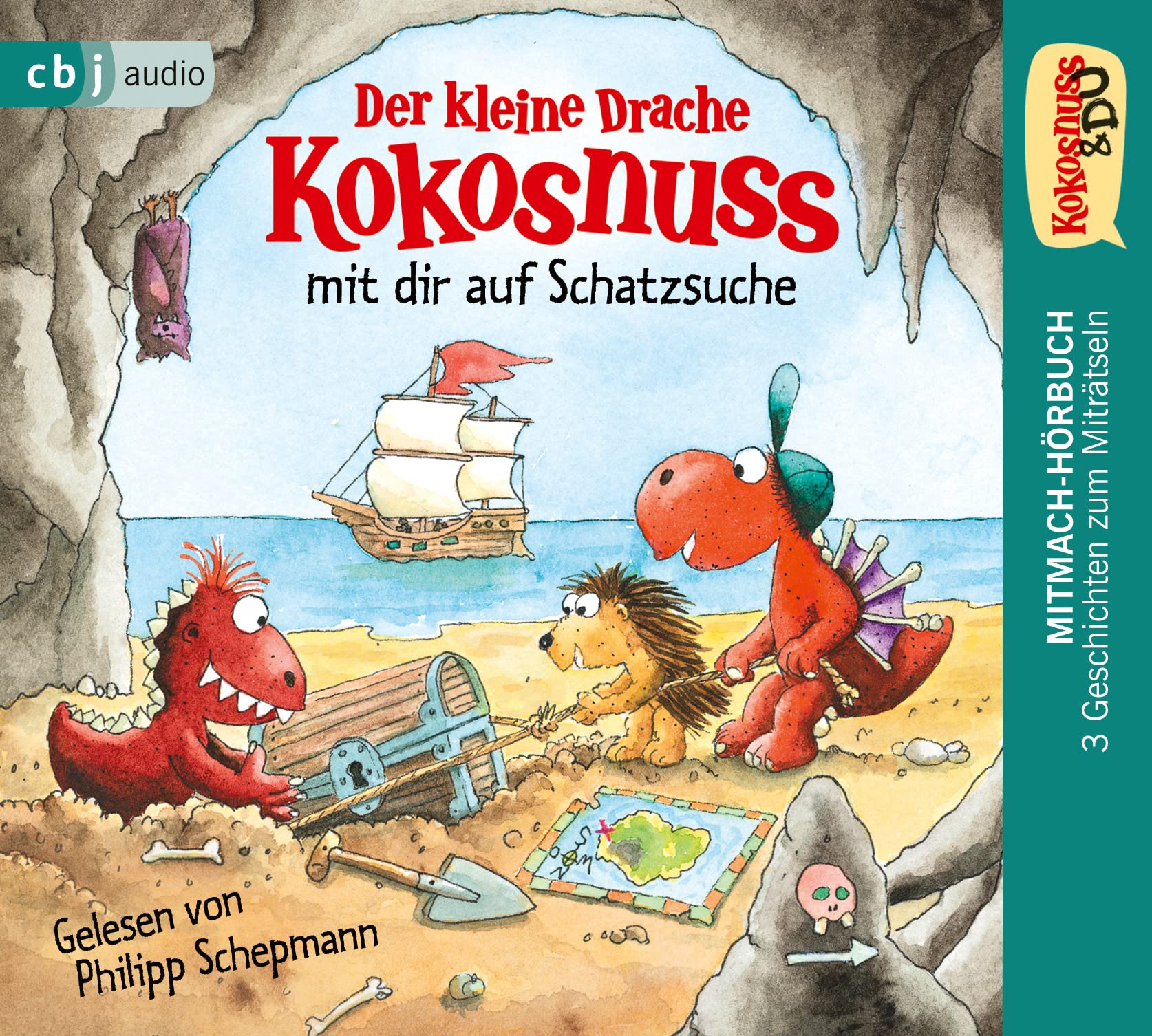 Kokosnuss & Du Mitmach-Hörbuch Der kleine Drache Kokosnuss mit dir auf Schatzsuche