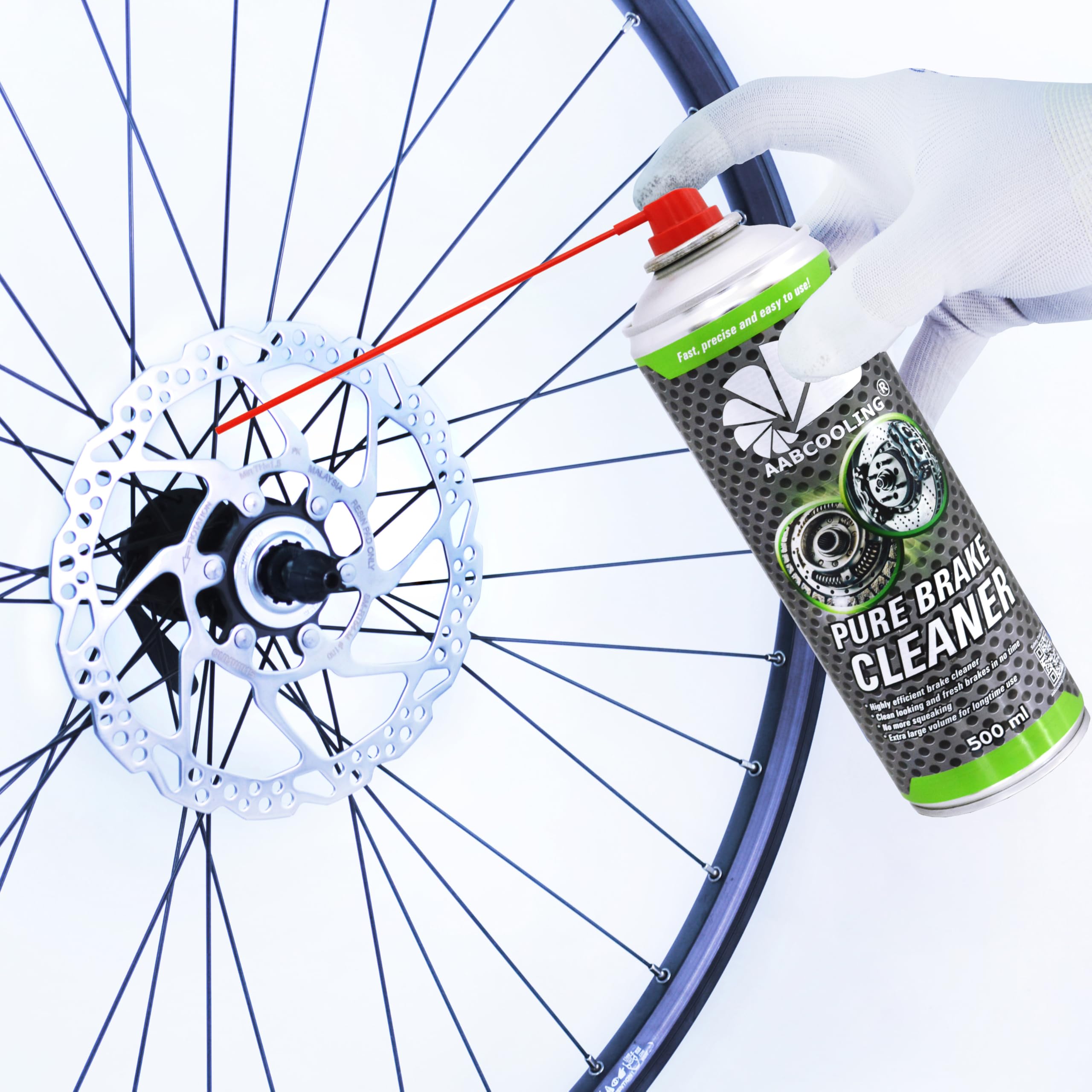 AABCOOLING 24x Spray de Limpieza para Motor & Frenos 500 ml – Desengrasante Potente, Prepara superficies antes del montaje, Limpieza de componentes del embrague y carcasas, carburador y EGR externa