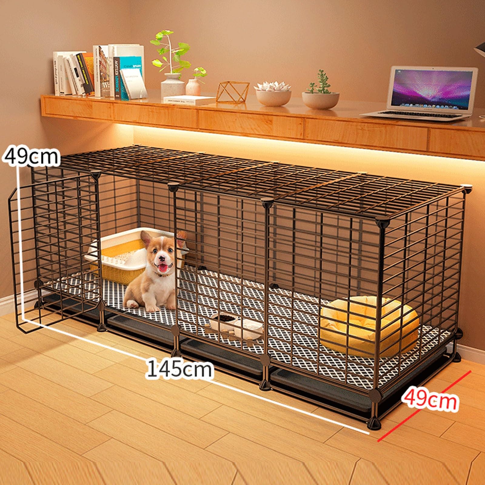 【美品（使用１日のみ）】犬用ケージ、トイレ、水飲み、器 美品（使用1日のみ）】犬用ケージ、トイレ、水飲み、器