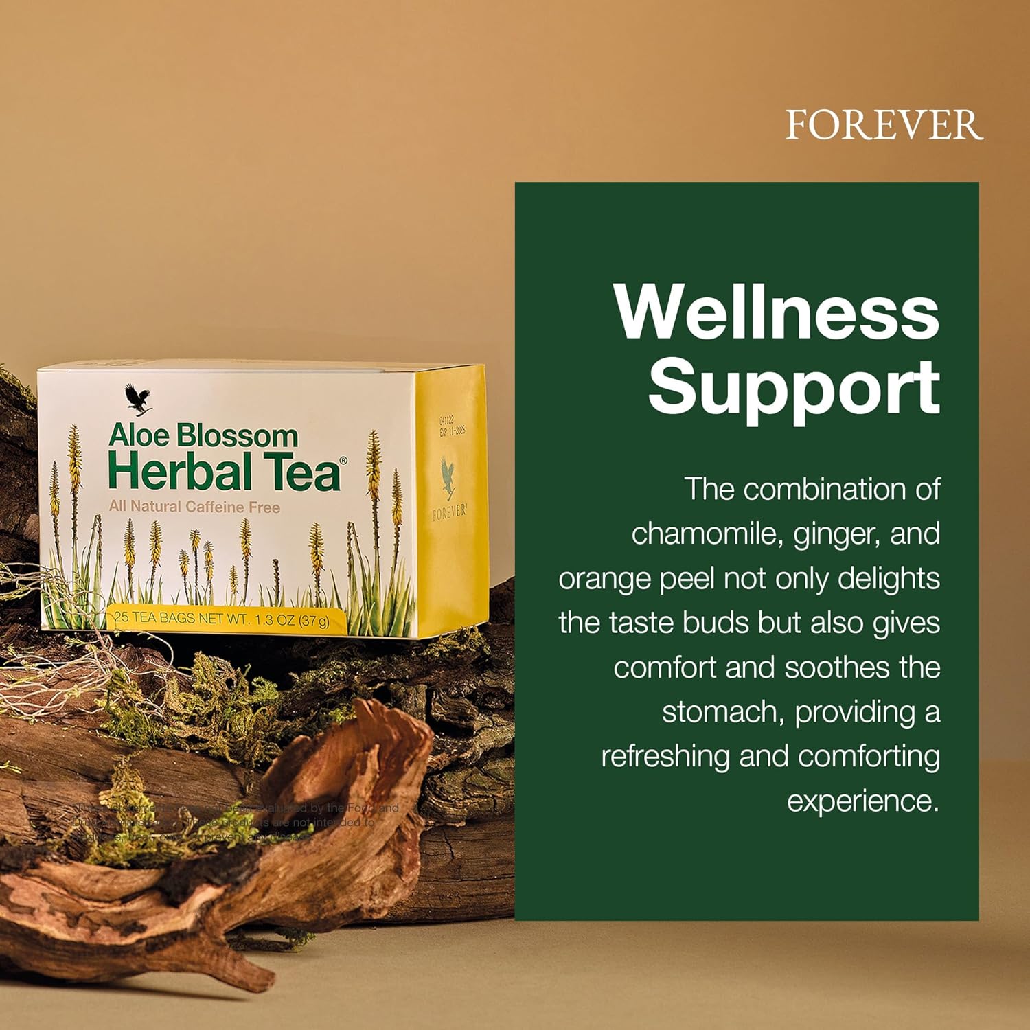 Forever Living - Aloe Blossom Herbal Tea - Caffeine-Free for Balance and Wellness - Vegan and Gluten-Free - Hot or Iced - Zero Calories - 1.3 oz - Pack of 3 - Image 3