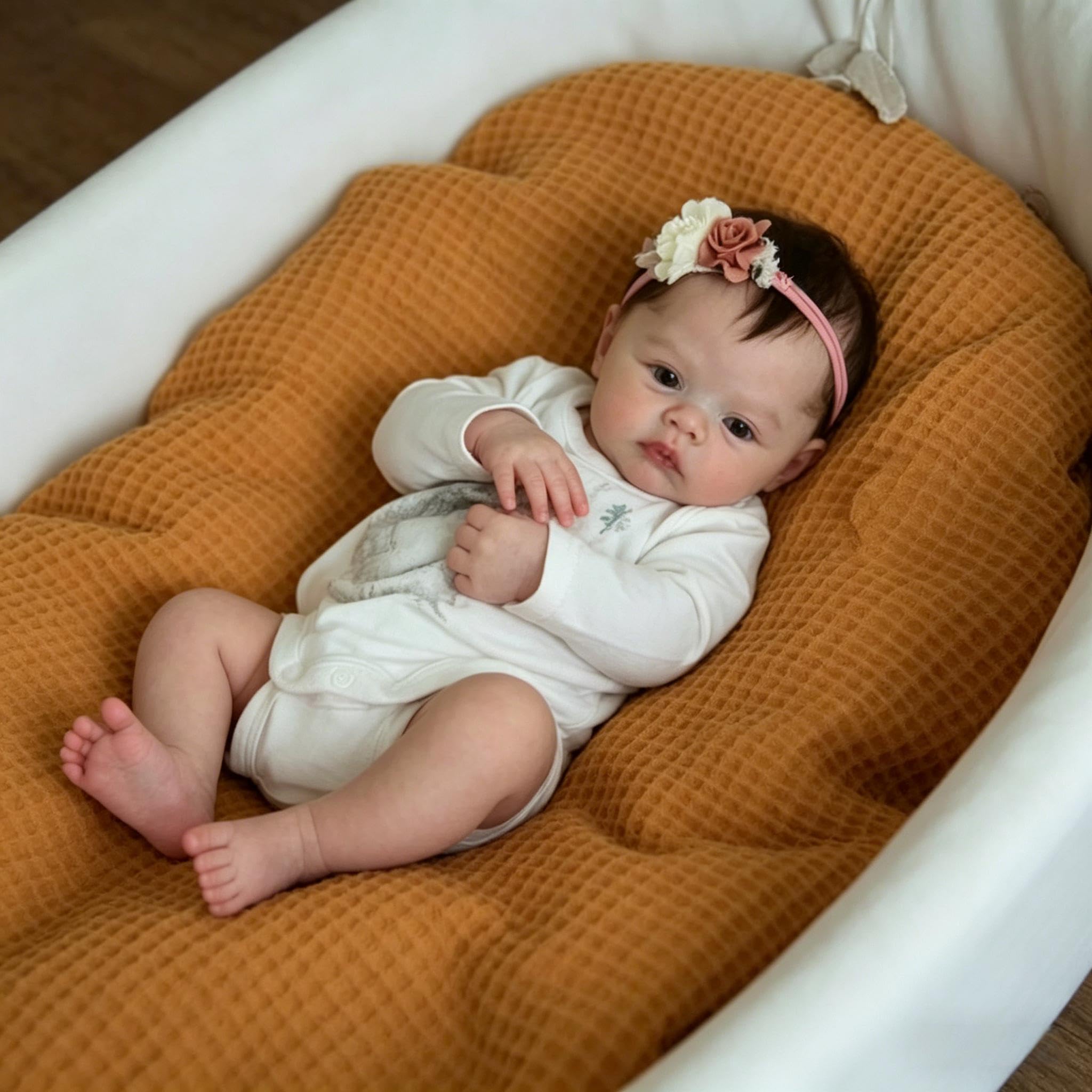 RXDOLL 45 cm realistyczne lalki Reborn Baby Dolls Girl silikonowe pełne ciało winyl realistyczna lalka noworodka dziewczynki pełne silikonowe lalki niemowlęce, które wyglądają jak prawdziwe życie